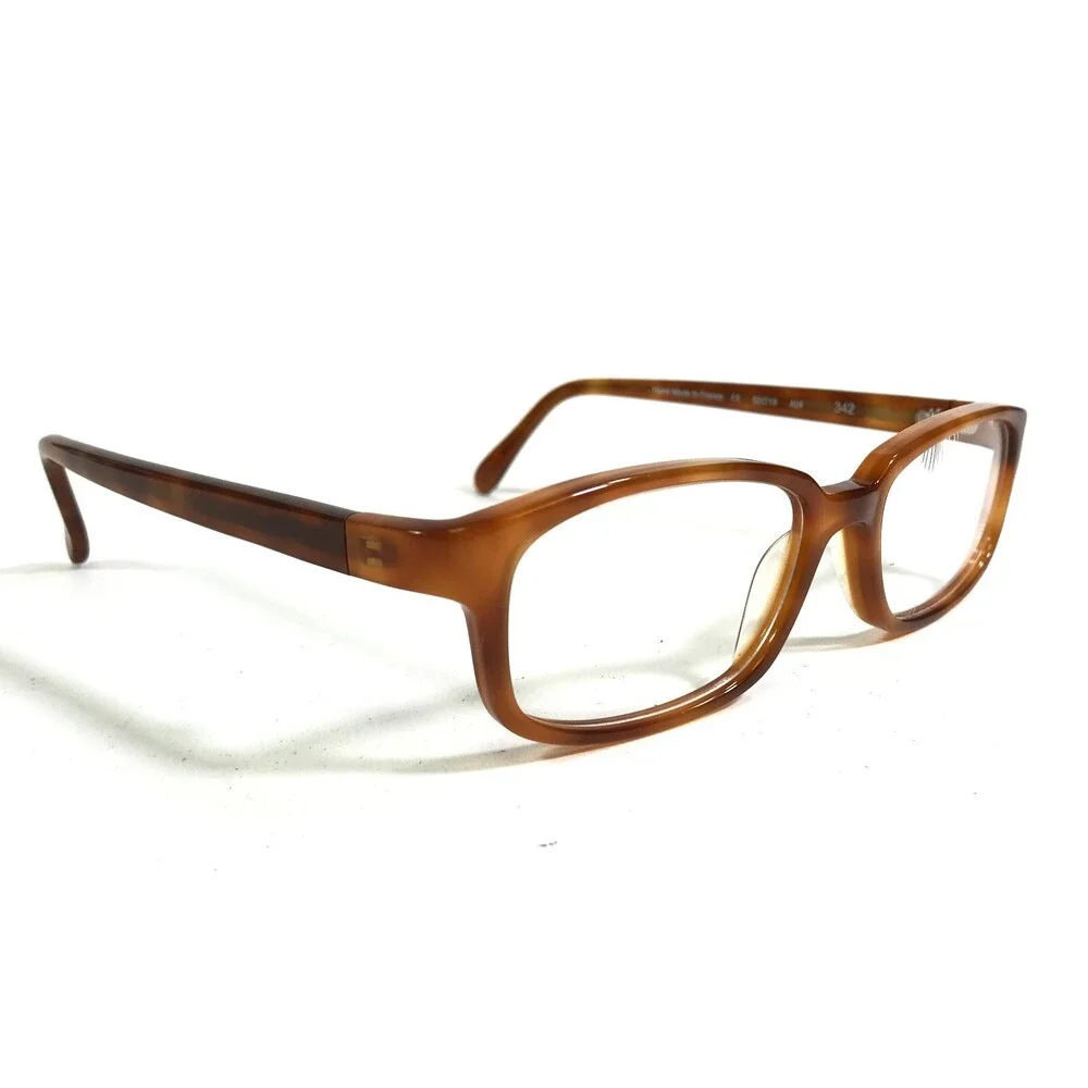 Morgenthal Frederics Eyeglasses Frames 404 342 Brown Rectangular 52-18-130